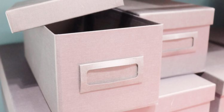 Caixas organizadoras com tampa