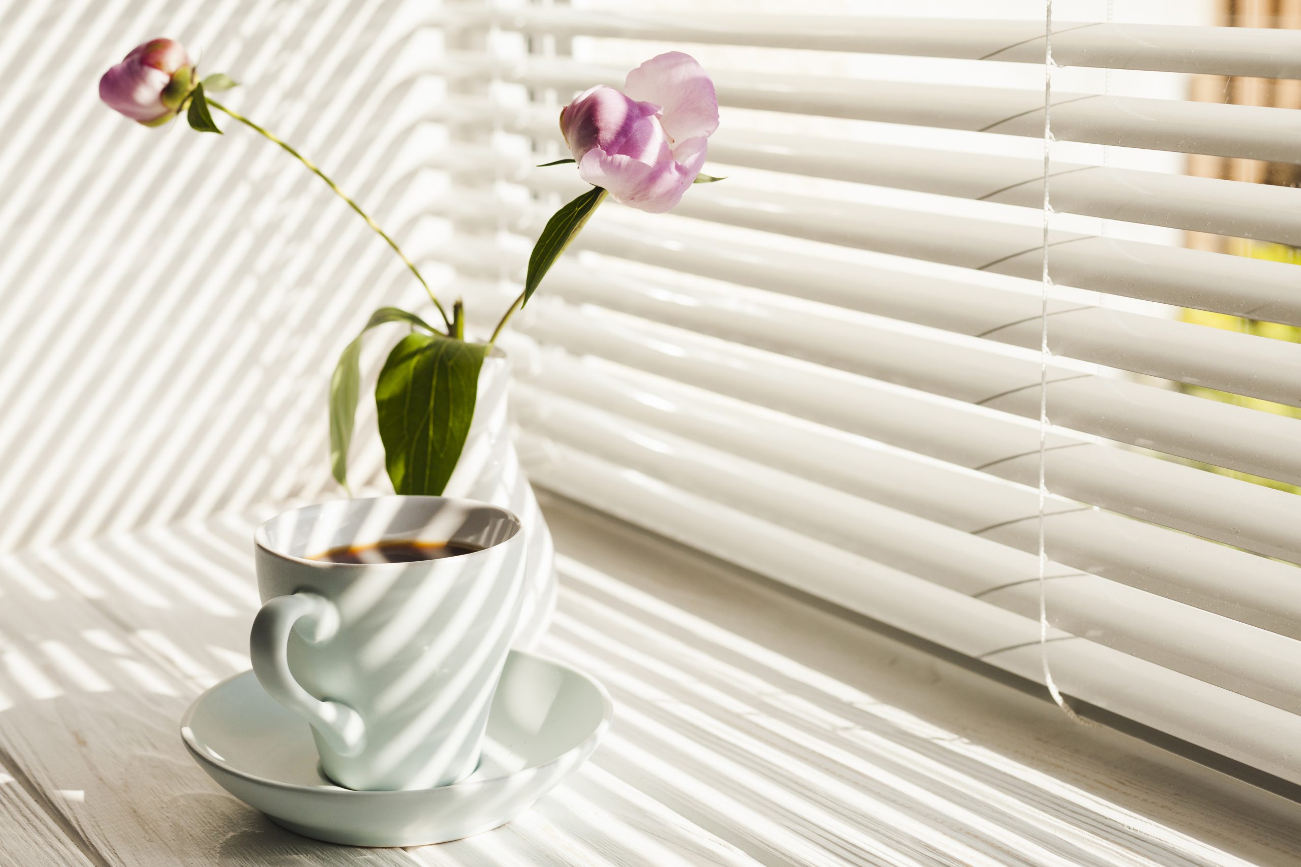 Cortinas persianas para o verão